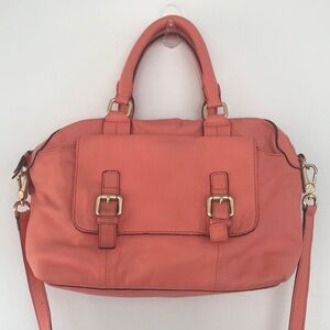 Boden melon color Medium Multipocket Crossbody Satchel Bag